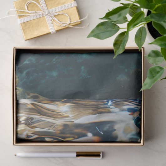 Papier Mousseline Découpage Tortues de mer (Cadeau)