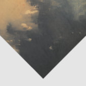 Papier Mousseline Découpage Tour Eiffel Paysage nocturne de Paris (Détail)