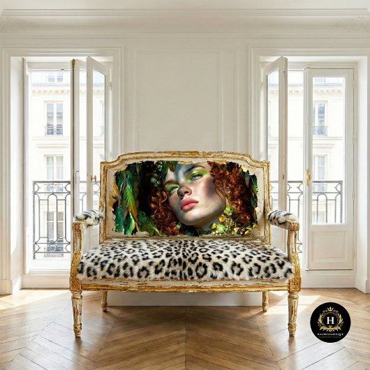 Papier Mousseline Découpage tribal déesse nature sauvage