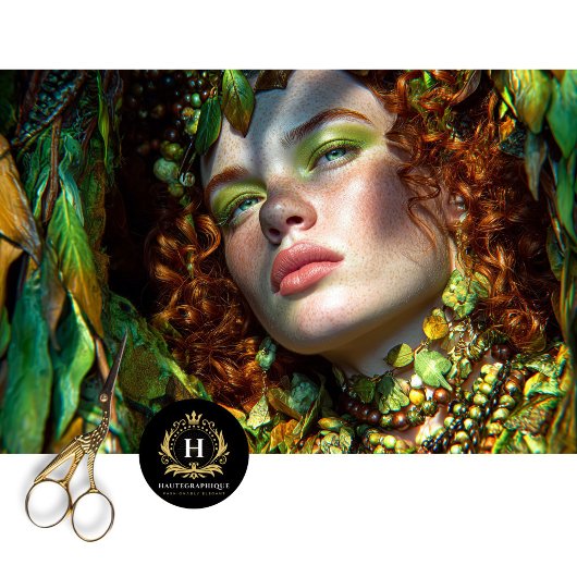 Papier Mousseline Découpage tribal déesse nature sauvage