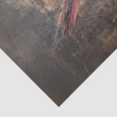 Papier Mousseline Découpage Tricorne Rustique Pirate Casquette Plume (Détail)