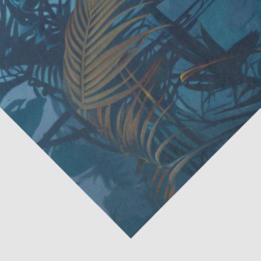 Papier Mousseline Découpage tropicale de Macaw Parrot (Détail)