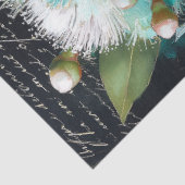 Papier Mousseline Découpage turquoise de la noix (Détail)