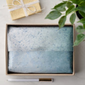 Papier Mousseline Découpage Turquoise Splatter (Cadeau)