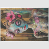 Papier Mousseline Découpage unique Whimsical Gothique Gargoyle (Recto)