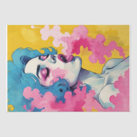 Papier Mousseline Découpage Vapor Pop (Recto)