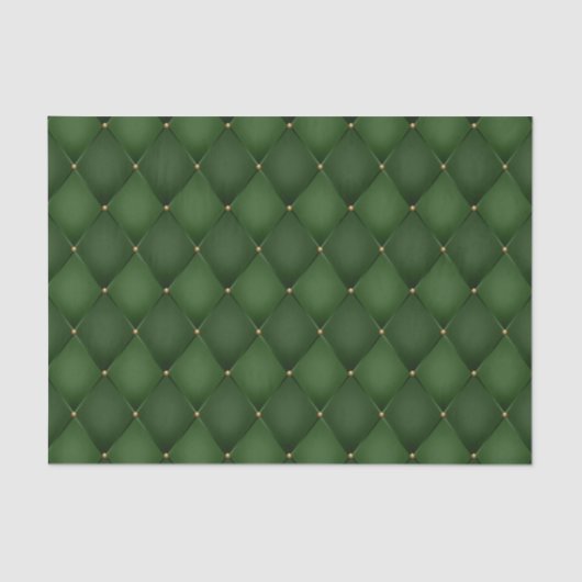 Papier Mousseline Découpage vert émeraude Diamond Arlequin (Recto)