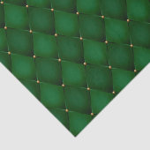 Papier Mousseline Découpage vert émeraude Diamond Arlequin (Détail)