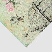 Papier Mousseline Découpage verticale de ruche florale victorienne (Détail)
