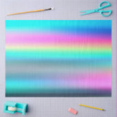 Papier Mousseline Découpage Vibrant couleur dégradé vert rose violet (Artisanat)