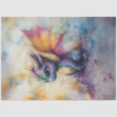 Papier Mousseline Découpage Vibrant Imaginaire bébé dragon (Recto)