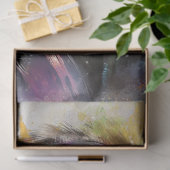 Papier Mousseline Découpage Vibrant Peinture Singe Abstrait (Cadeau)