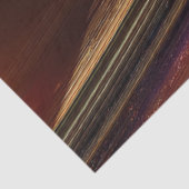 Papier Mousseline Découpage Vibrant Planète Surface Or Purple Turquo (Détail)