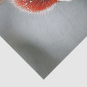 Papier Mousseline Découpage Vibrant Whimsical Fluffy Christmas Bird (Détail)