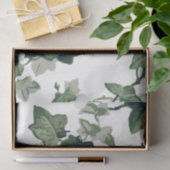 Papier Mousseline Découpage Vignes et Feuilles verts (Cadeau)