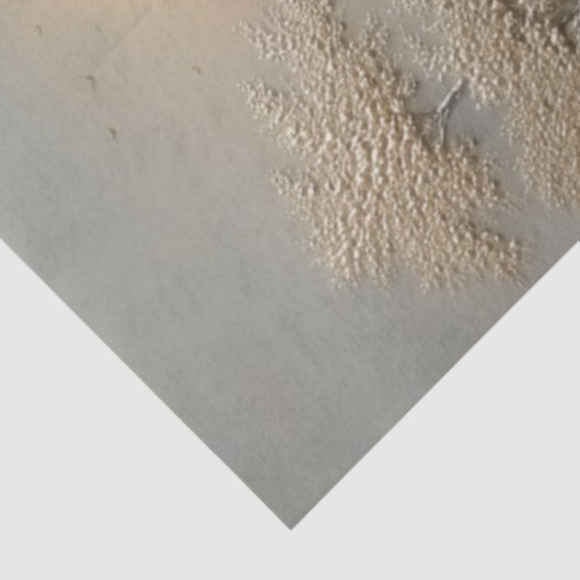 Papier Mousseline Découpage Village chinois Mont Fuji (Détail)