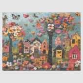 Papier Mousseline Découpage Ville occupée (Recto)