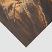 Papier Mousseline Découpage Vintage 3 sages (Détail)