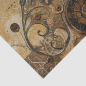 Papier Mousseline Découpage vintage Abstrait d'oiseaux de Grunge (Détail)