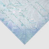 Papier Mousseline Découpage vintage Bleu (Détail)