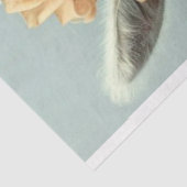 Papier Mousseline Découpage vintage Boho Llama (Détail)