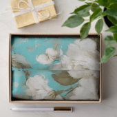 Papier Mousseline Découpage vintage de fleurs rustiques (Cadeau)