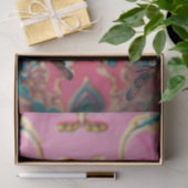 Papier Mousseline Découpage vintage de l'araignée de paon (Cadeau)