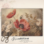 Papier Mousseline Découpage vintage de l'Ephémère Botanique du Pavot<br><div class="desc">Améliorez vos projets d'artisanat avec la beauté intemporelle de notre "Ephémère de Découpage Botanique Vintage de Poppy". Ce papier de tissu exquis présente une étonnante aquarelle illustrant des pavots rouges vibrants et un Floral délicat, dressé contre un arrière - plan doux d'inspiration vintage. Les riches rouges et les verts subtils...</div>