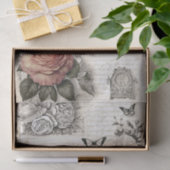 Papier Mousseline Découpage vintage de lumière d'oiseaux (Cadeau)