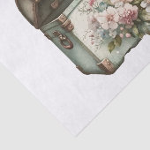 Papier Mousseline Découpage vintage du tronc Pastel (Détail)