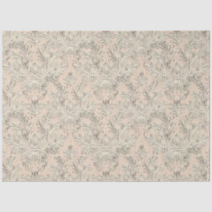 Papier Mousseline Découpage vintage français élégant en bois clair d