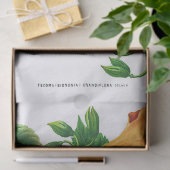 Papier Mousseline Découpage vintage orange jaune (Cadeau)