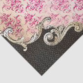 Papier Mousseline Découpage Vintage rétro Motif (Détail)