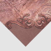 Papier Mousseline Découpage Vintage riche en cuivre (Détail)