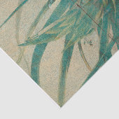 Papier Mousseline Découpage vintage Rustique Texture Palm Feuille (Détail)