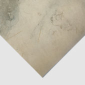 Papier Mousseline Decoupage Vintage Santa Sleigh Postcard (Détail)