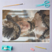 Papier Mousseline Découpage Vintage Sud Belle Charlotte (Artisanat)