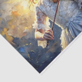 Papier Mousseline Découpage violoniste de petite fille (Détail)