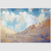 Papier Mousseline Découpage voyage de Death Valley Desert California (Recto)