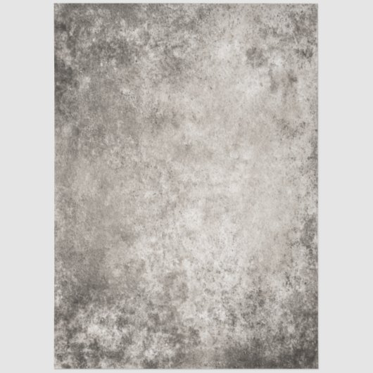 Papier Mousseline Decoupage Weathered Antique Mirror Faux Finish (Recto)