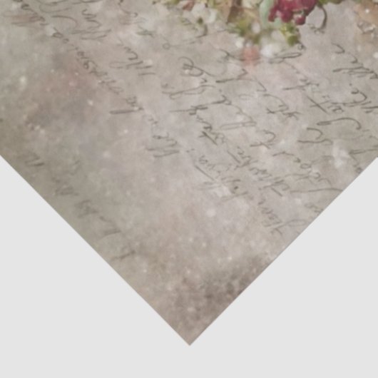 Papier Mousseline Découpage Whimsal Highland Calf Floral Crown (Détail)