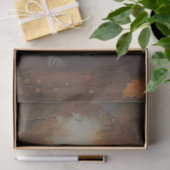 Papier Mousseline Découpage Whimsical Black Cat Automne Portrait (Cadeau)