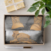 Papier Mousseline Découpage Whimsical Boho Fox Vêtements Vintages (Cadeau)