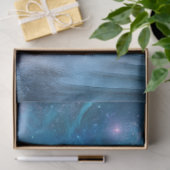 Papier Mousseline Découpage Whimsical Celestial Paysage Misty Blue (Cadeau)