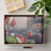 Papier Mousseline Découpage Whimsical Christmas Birds Scrapbooking (Cadeau)