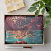 Papier Mousseline Découpage Whimsical d'hippo sous-marin (Cadeau)