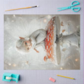 Papier Mousseline Découpage Whimsical Fairy Rouge Champignons ailes (Artisanat)