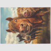 Papier Mousseline Découpage Whimsical Funny Animal Pose (Recto)