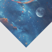 Papier Mousseline Découpage Whimsical Hair Balloon Portrait (Détail)