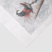 Papier Mousseline Decoupage Whimsical Highland Calves and Cats (Détail)